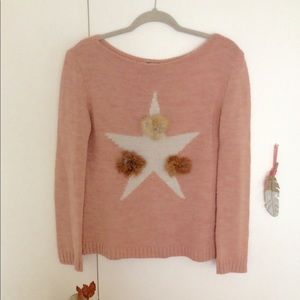 Italian blush pink sweater